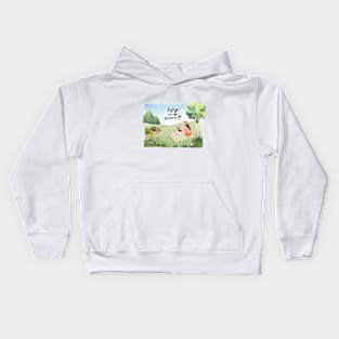 enjoy girl Kids Hoodie